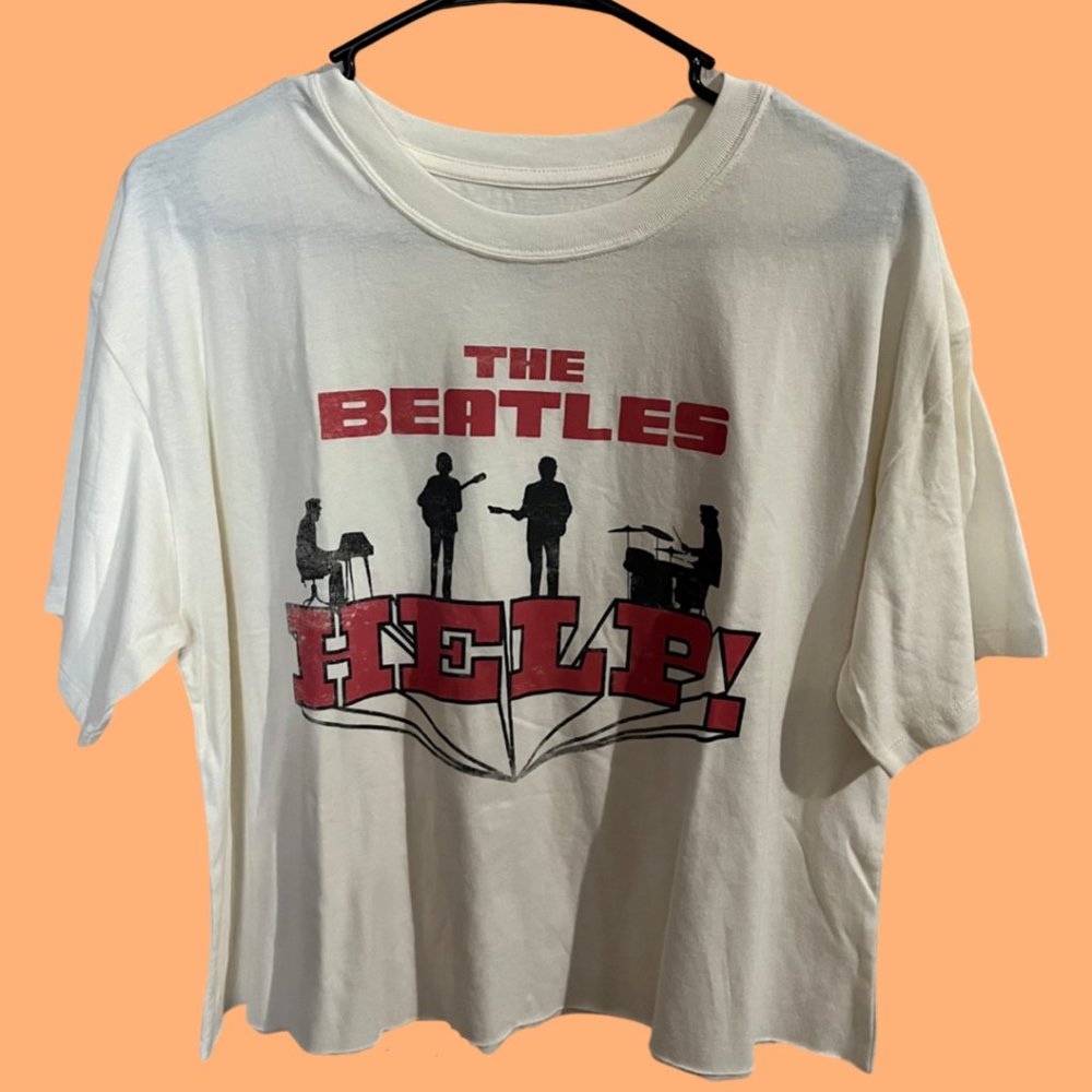 The Beatles Band Crop T-Shirt
